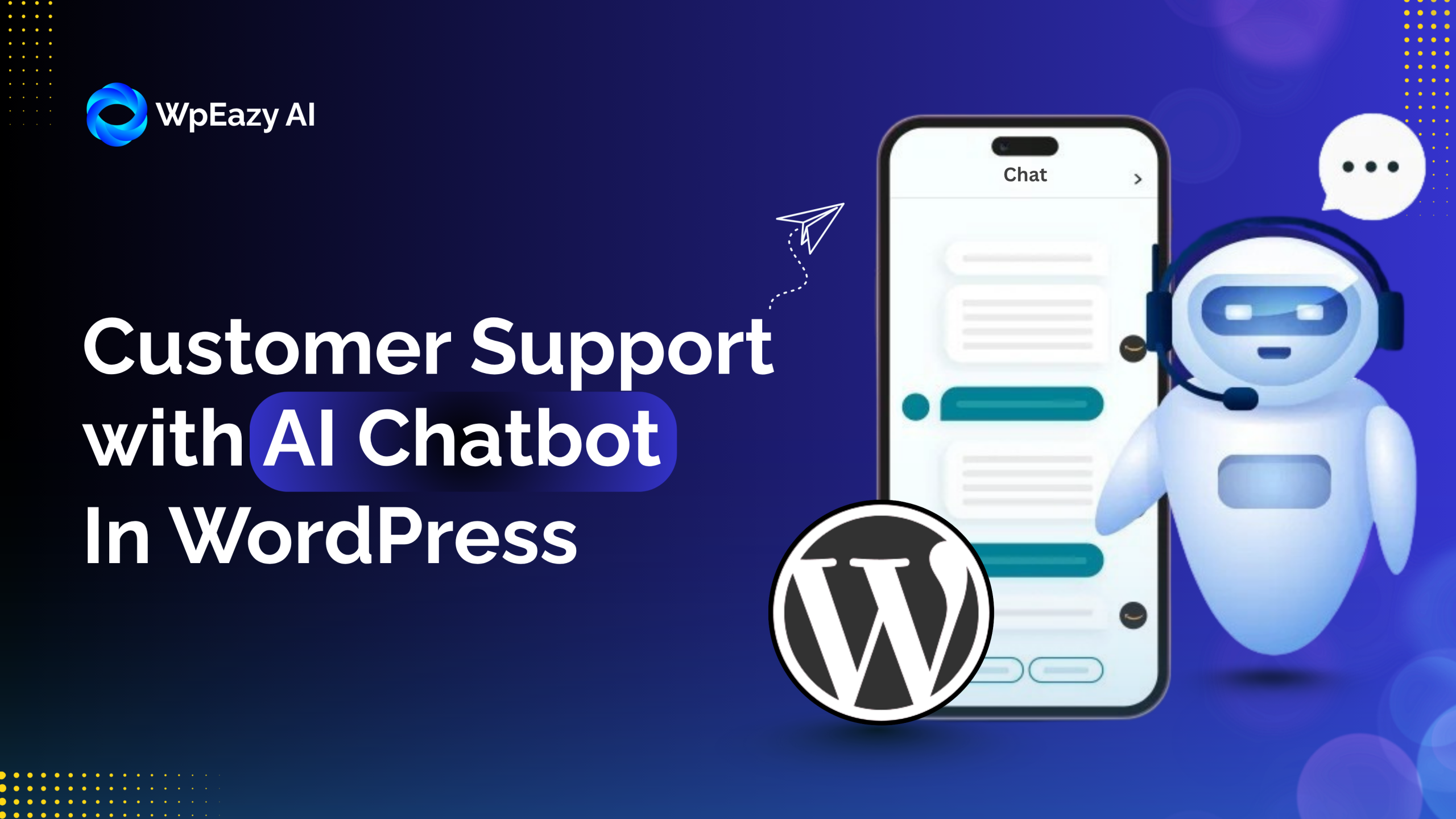 Customer support with AI Chatbots in WordPress