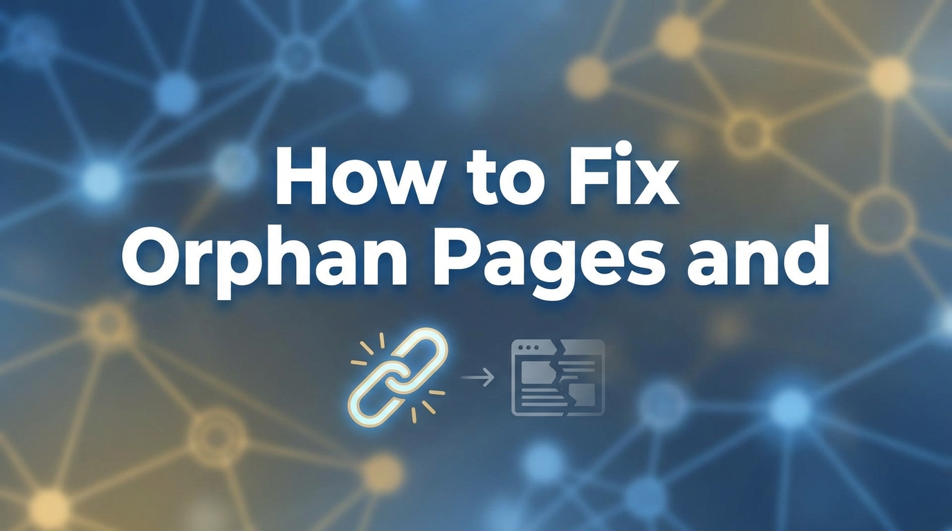 How to Fix Orphan Pages and Optimize SEO Site Structure A Comprehensive