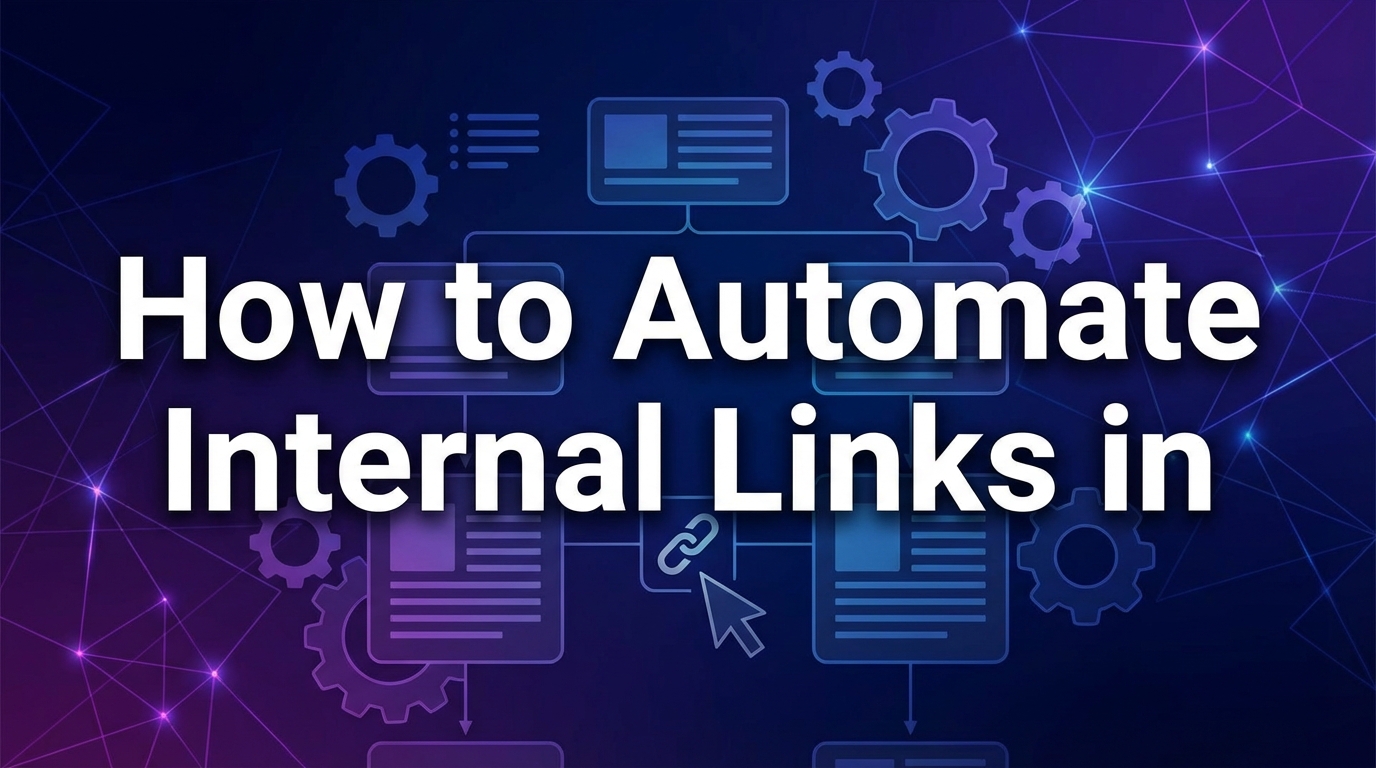 How to Automate Internal Links in WordPress for Better SEO